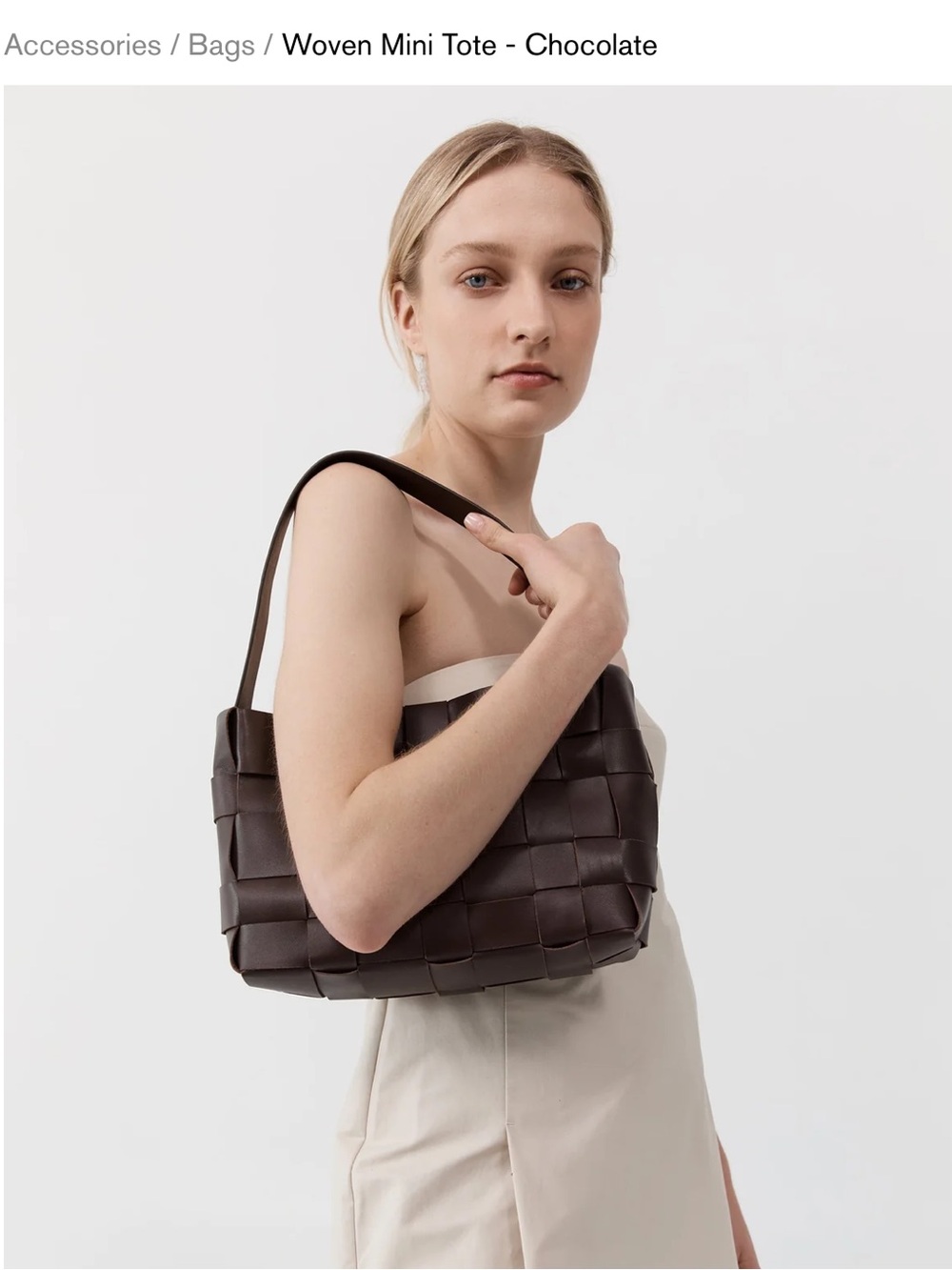 St. Agni Slim Leather Bag